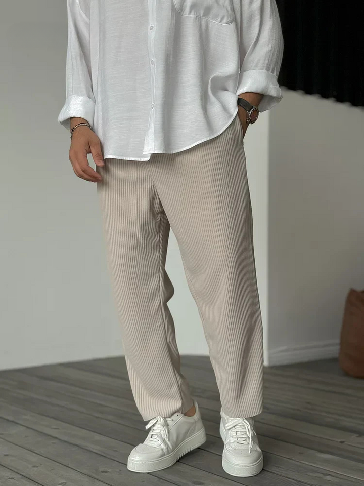 Trevor™ | Relaxed Fit Ribbed Trousers