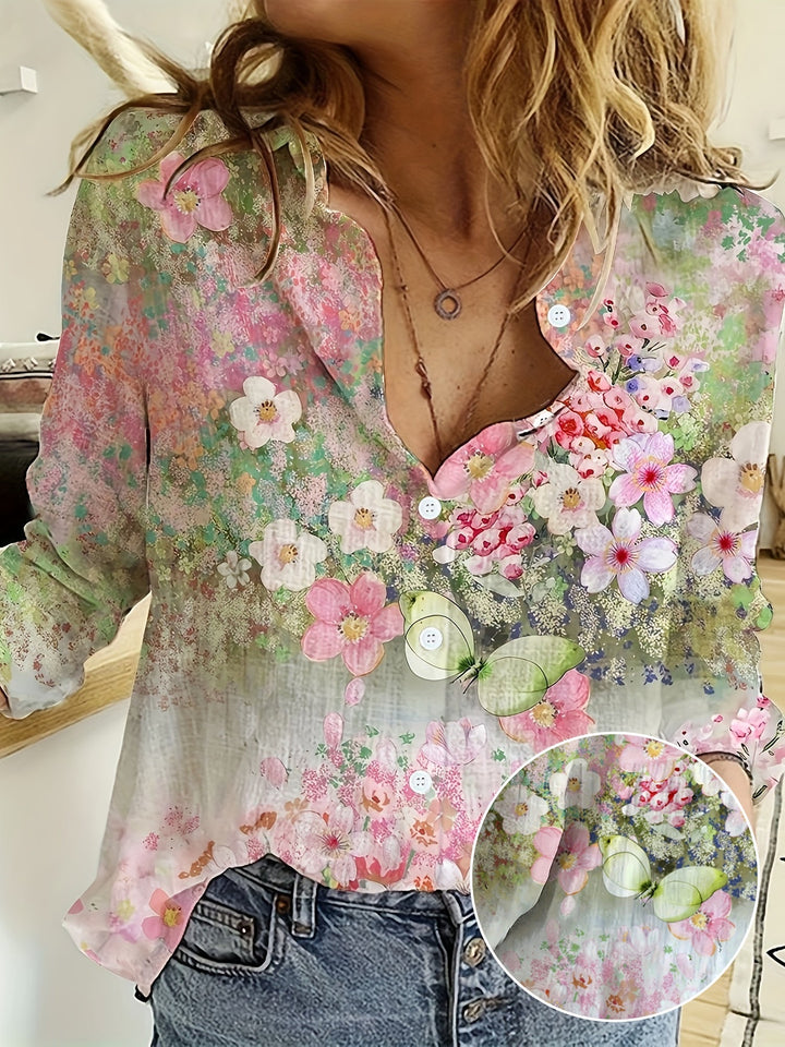 Primrose™ | Floral Boho Blouse