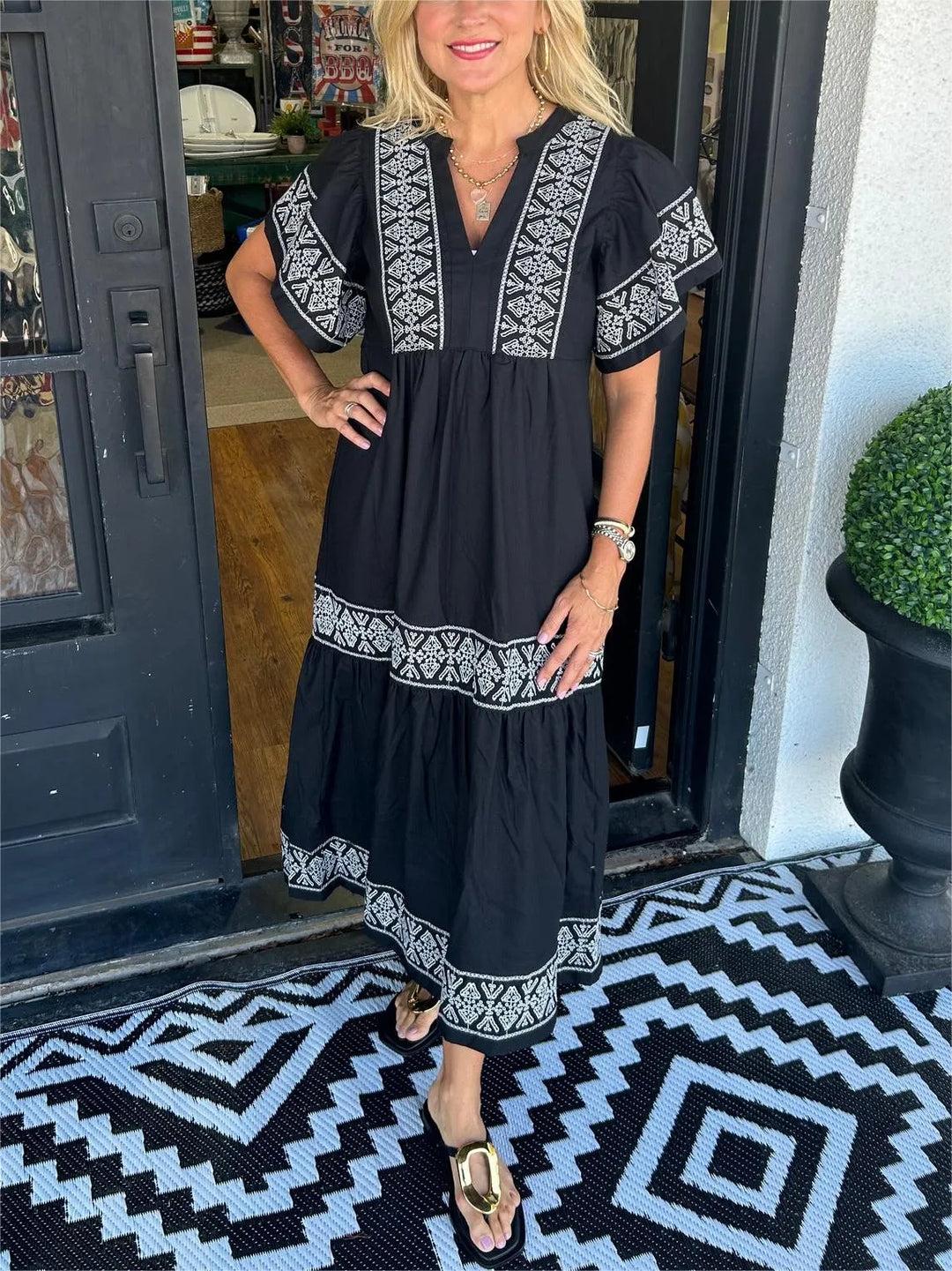 Indigo™ | Boho Maxi Dress