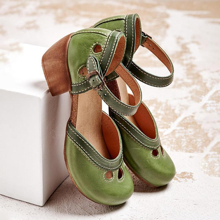 May |  Orthopaedic Sandals with Low Heel