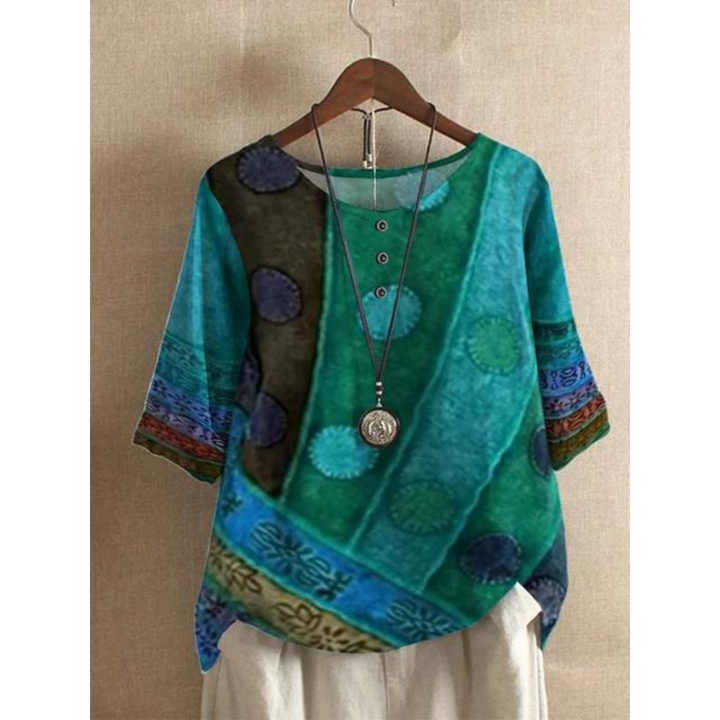 Maeve™ | Boho Patchwork Blouse