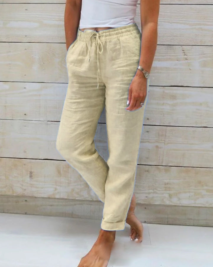 Miya™ Cotton Elasticated Trousers