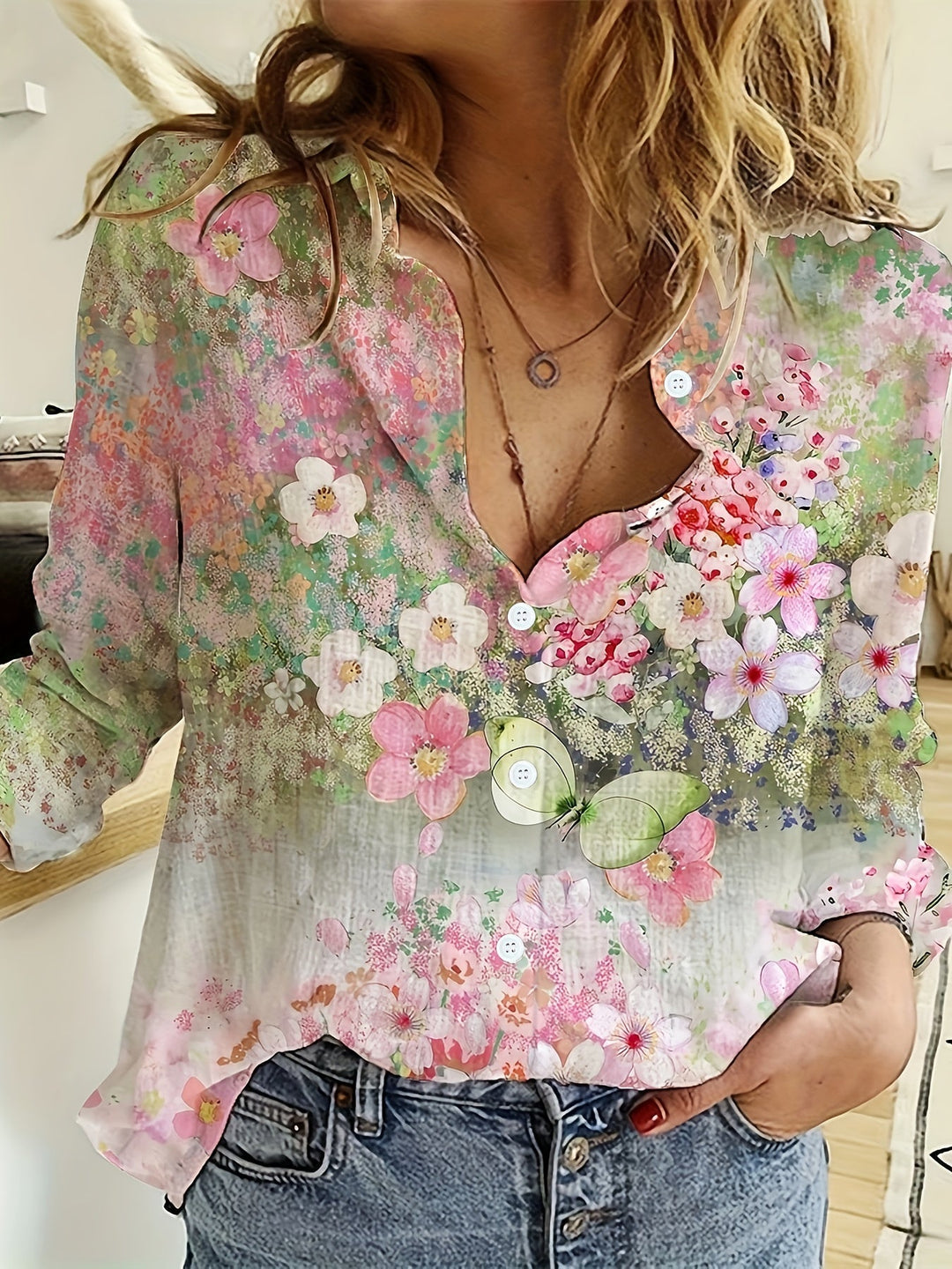 Primrose™ | Floral Boho Blouse