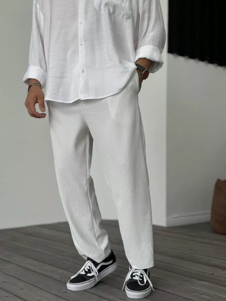 Trevor™ | Relaxed Fit Ribbed Trousers