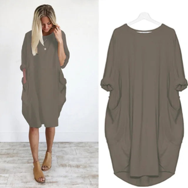 Amanda™ - Comfortable Tummy Covering Dress