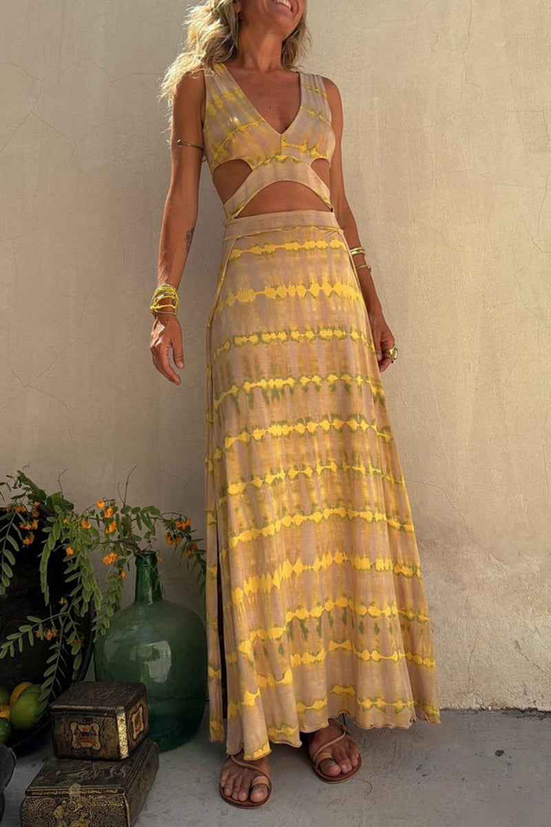 Sienna™ | Bohemian Cutout Maxi Dress