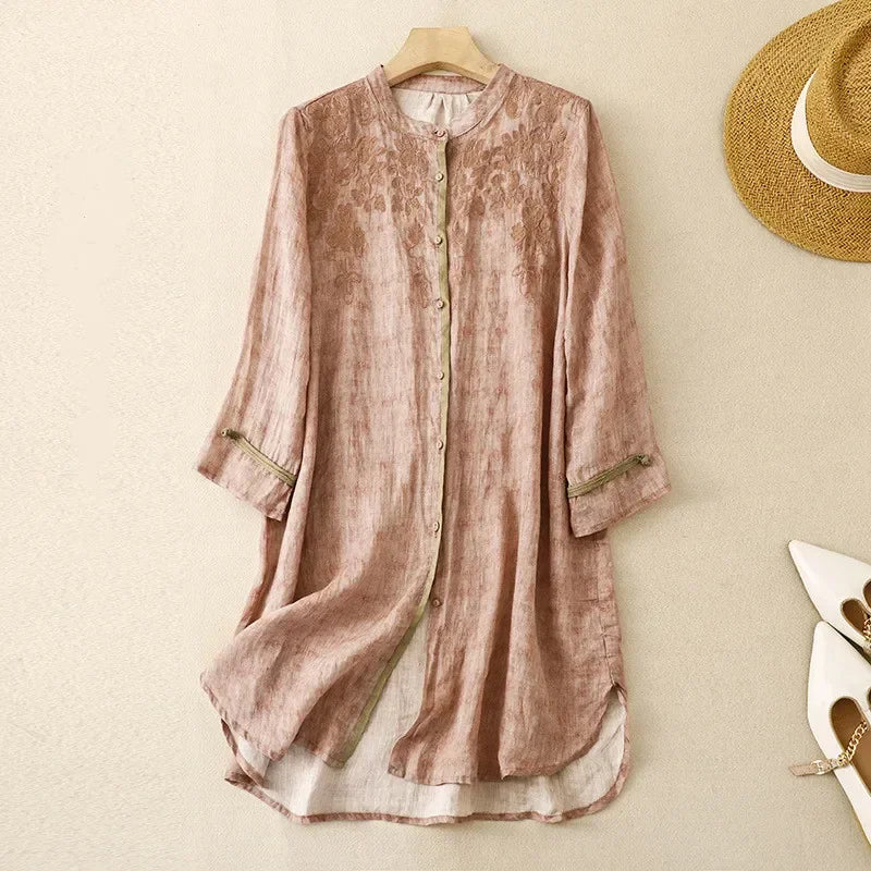 Phanie™ | Graceful Button-Up Tunic