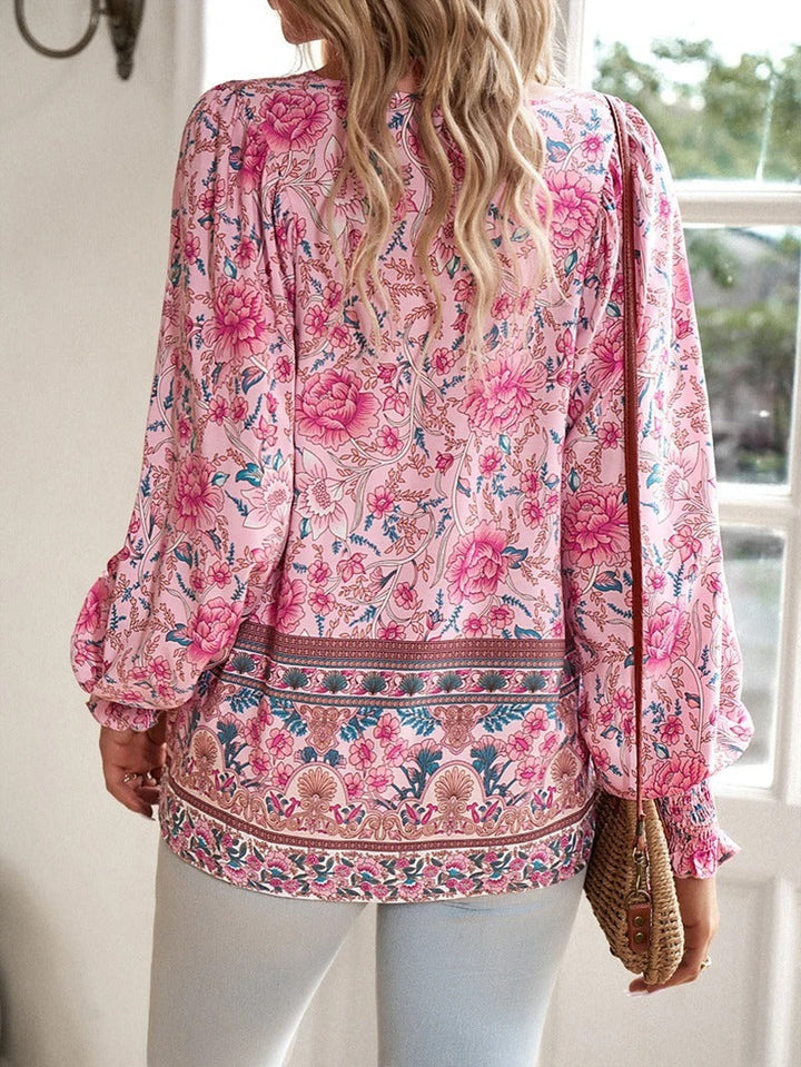 Thalia™ | Bohemian Floral Blouse