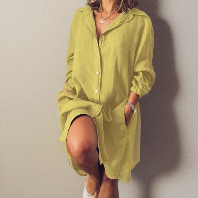 Constance™ | Effortless Shirt Dress