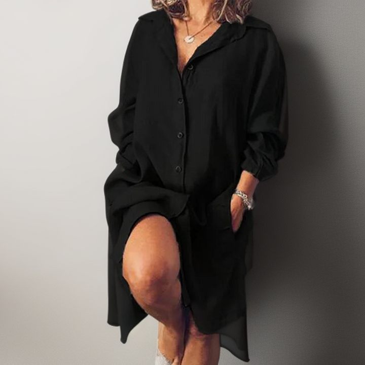 Constance™ | Effortless Shirt Dress