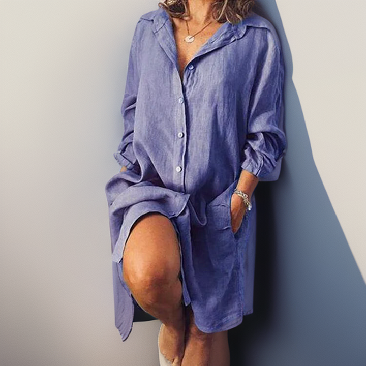 Constance™ | Effortless Shirt Dress