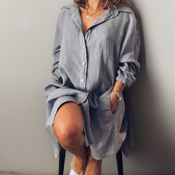 Constance™ | Effortless Shirt Dress