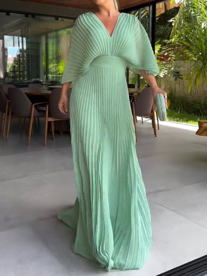 RIA™ - Floating Ribbed Maxi Dress